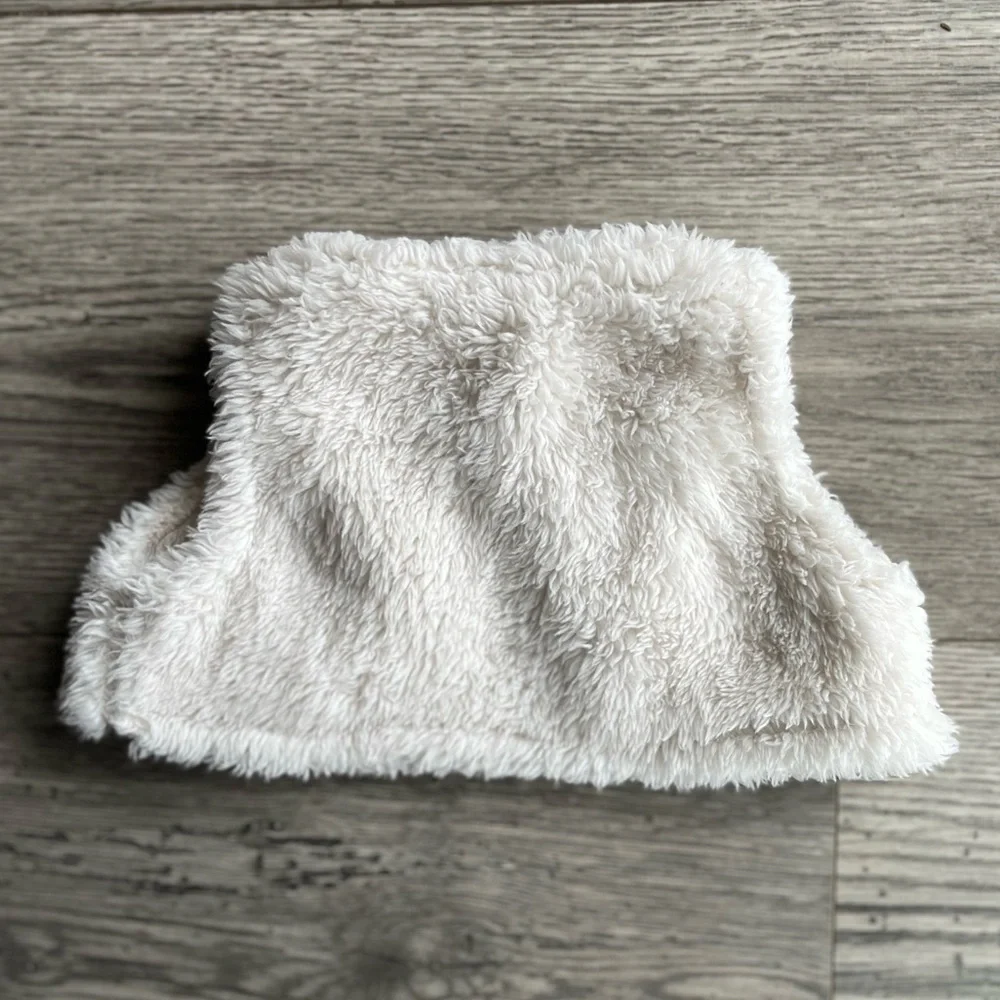 Carter’s Just One You Baby Girl Faux Fur Vest Shrug White Cream Ivory Newborn